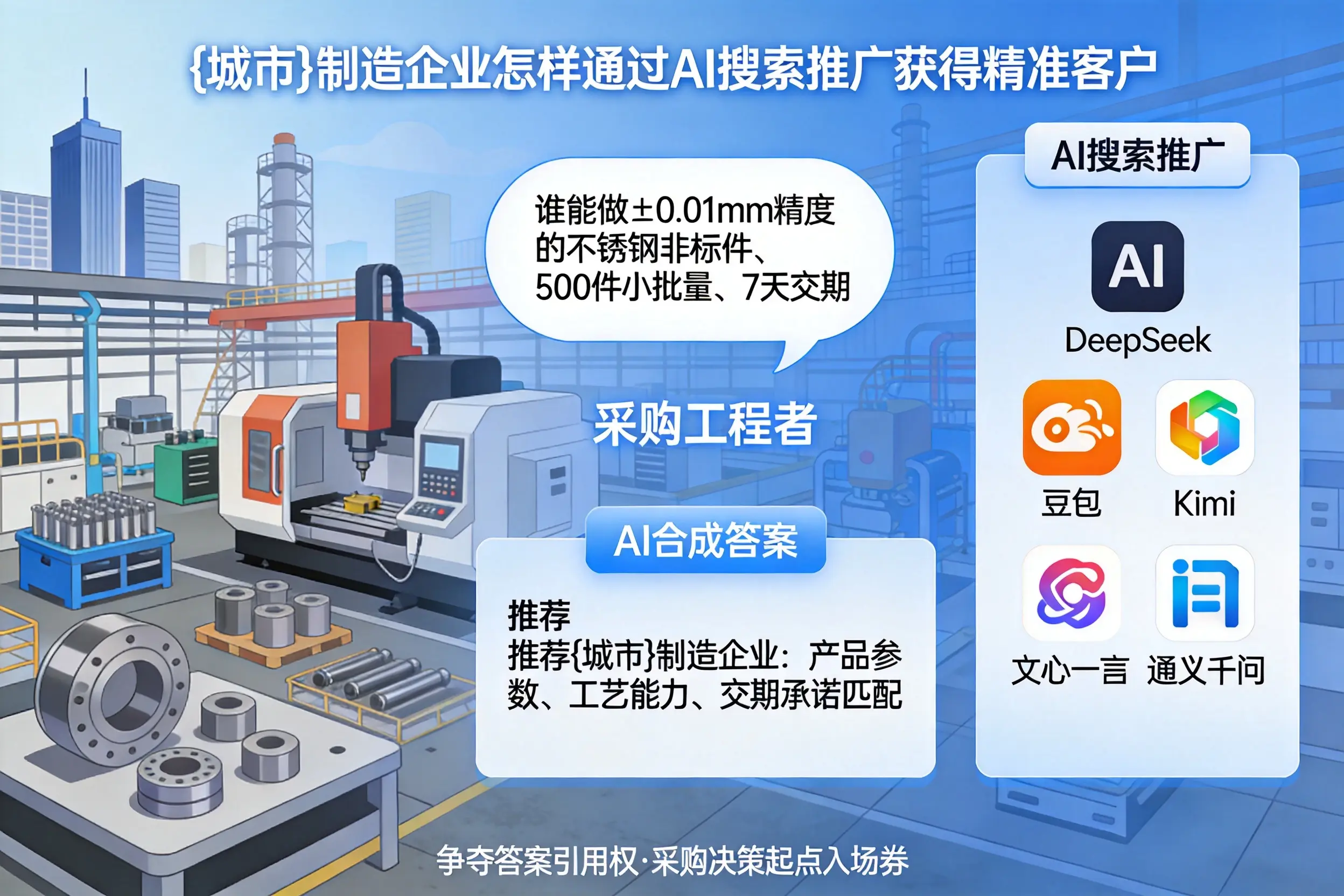 铁门关制造企业怎样通过AI搜索推广获得精准客户