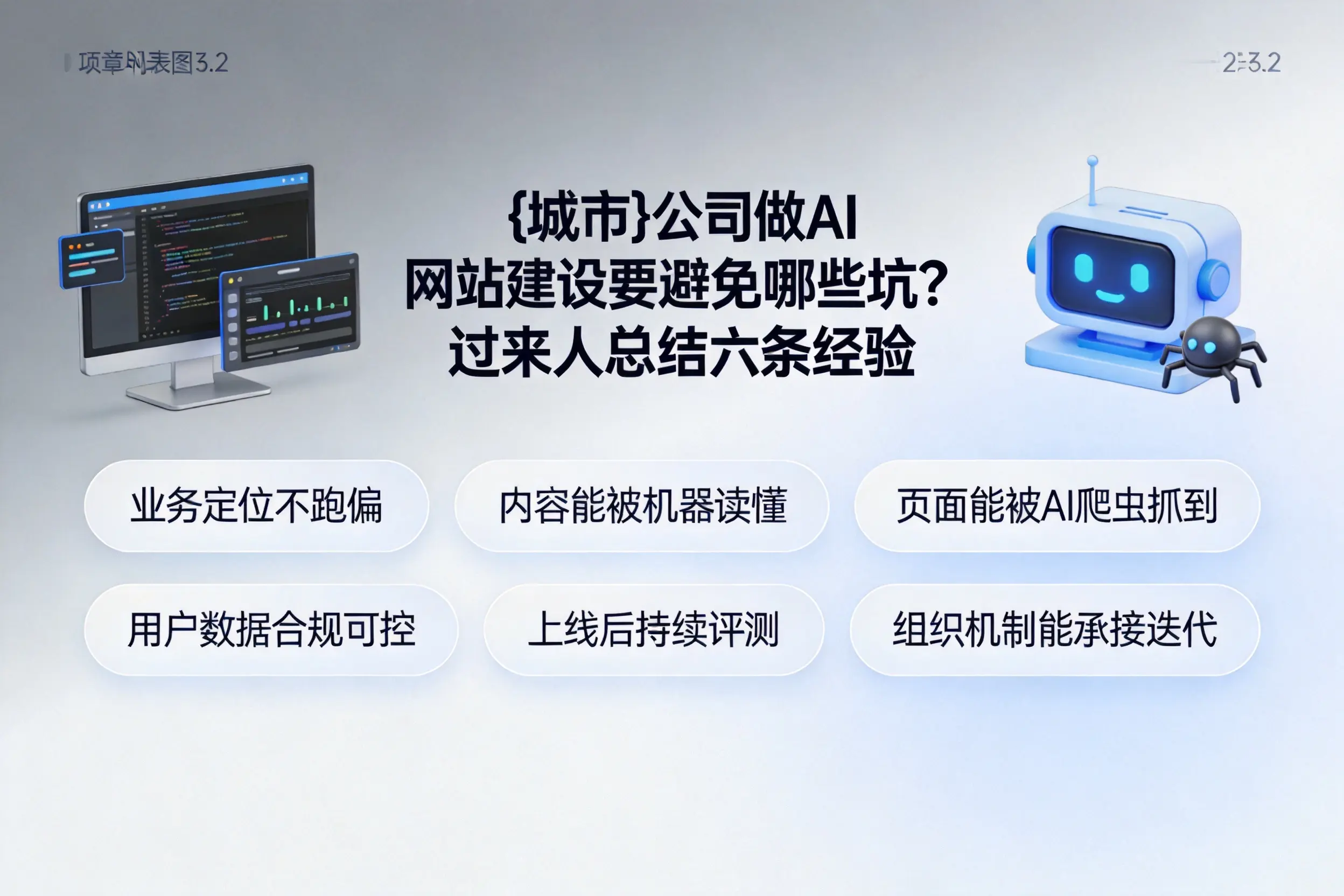 铁门关公司做AI网站建设要避免哪些坑?过来人总结六条经验