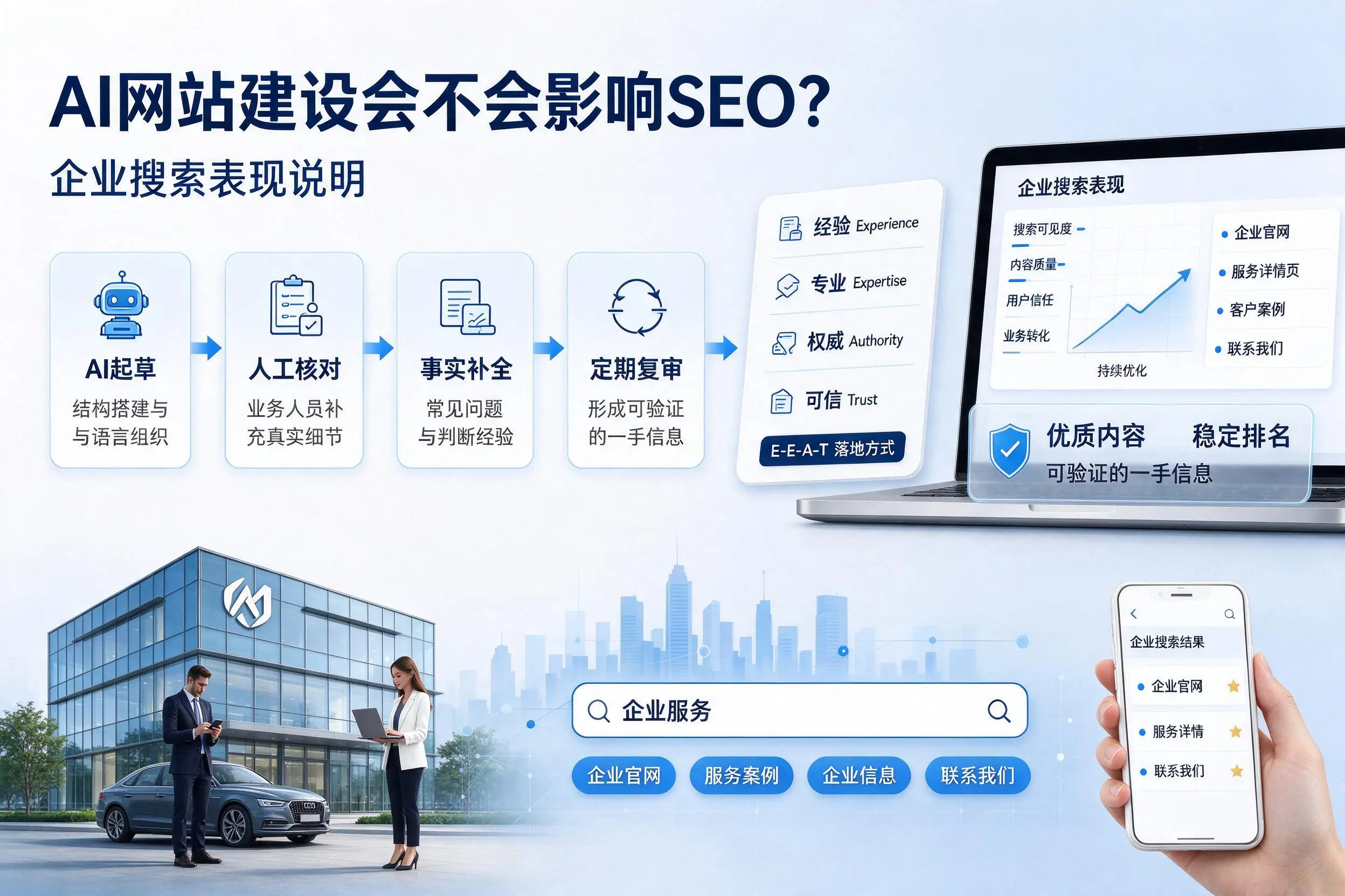 AI网站建设会不会影响SEO?铁门关企业搜索表现说明