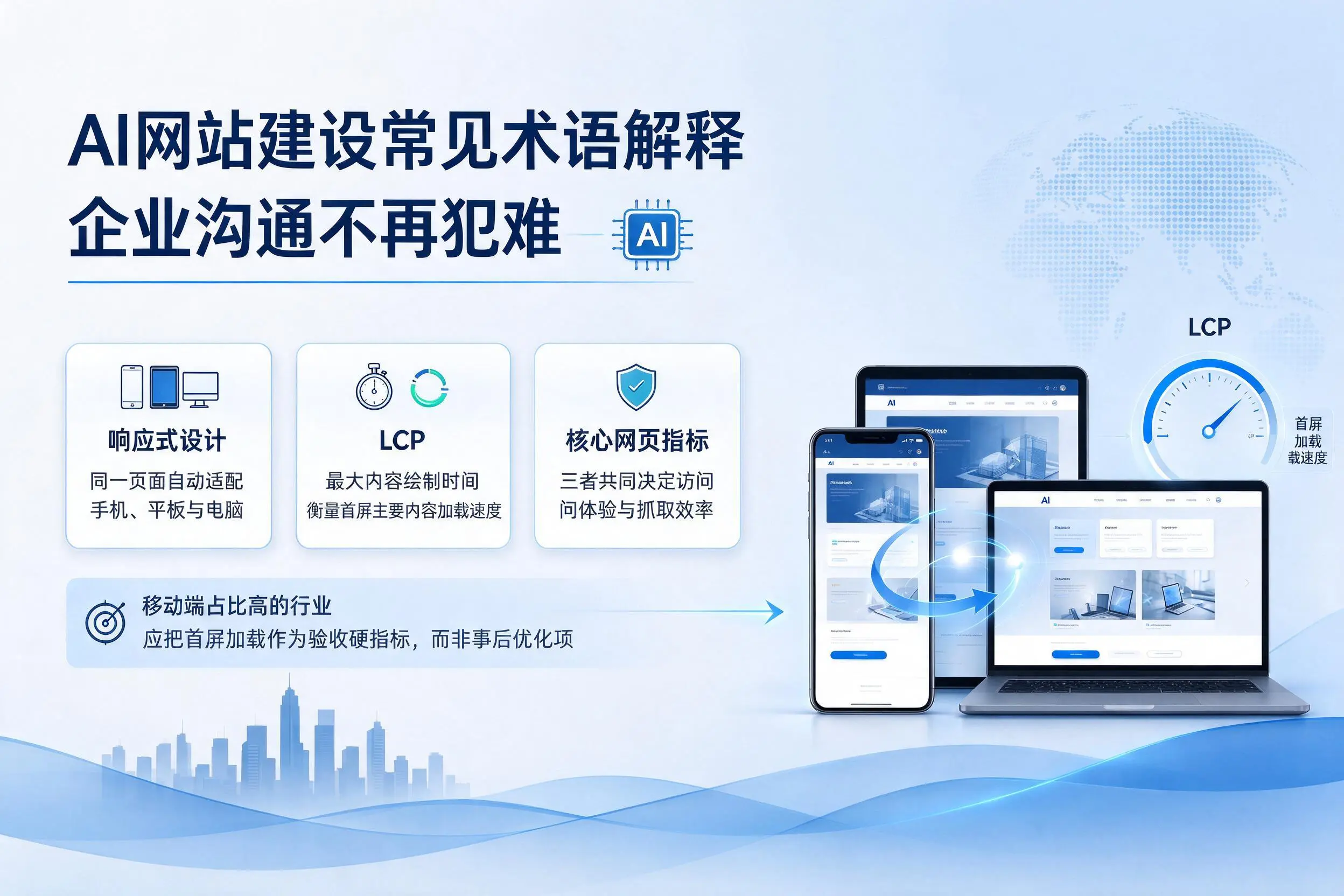 AI网站建设常见术语解释，铁门关企业沟通不再犯难