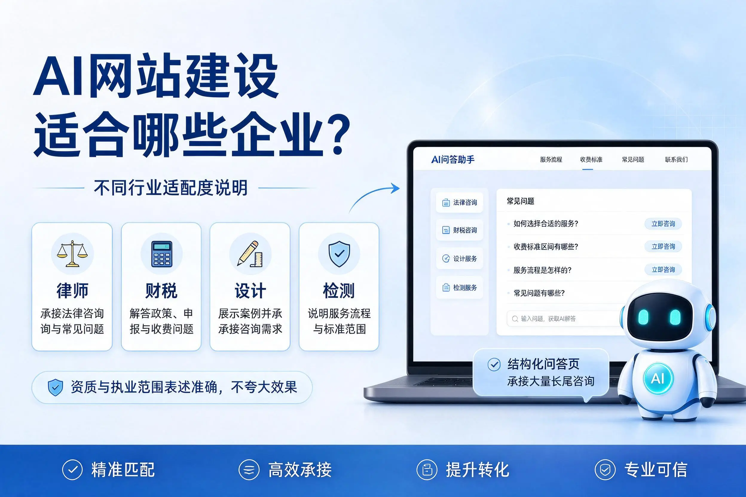 AI网站建设适合哪些企业?铁门关不同行业适配度说明