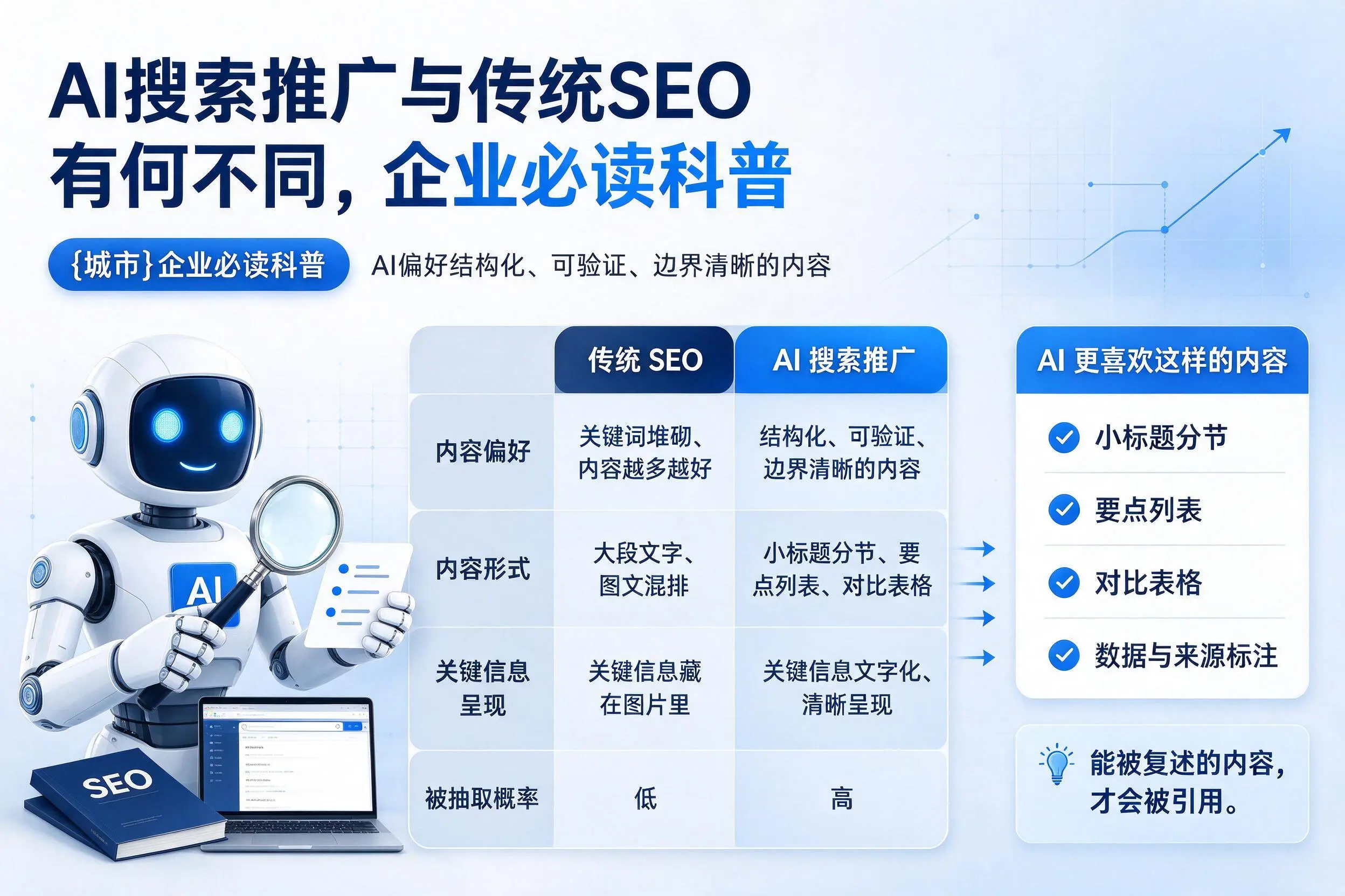 AI搜索推广与传统SEO有何不同,铁门关企业必读科普